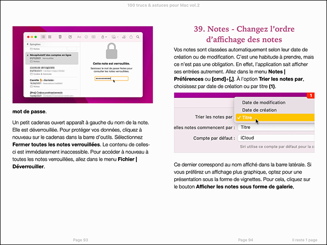 100 Trucs et astuces pour maîtriser votre Mac vol.2 (ebook) 100 Trucs et astuces pour maîtriser votre Mac vol.2 (ebook)