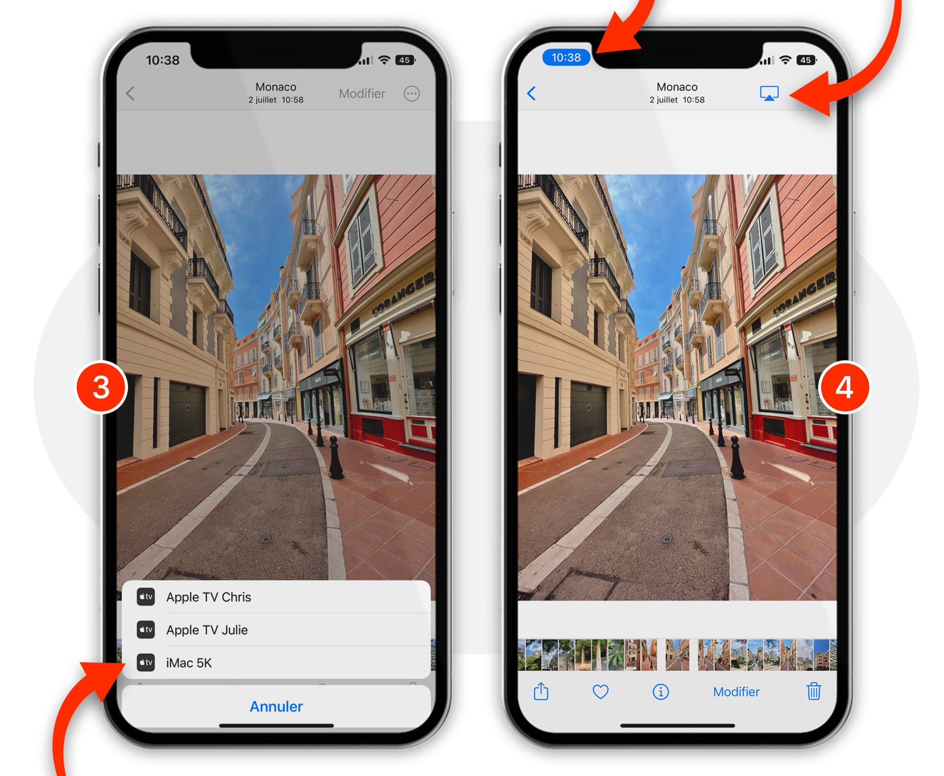 AirPlay • Affichez le contenu de votre iPhone/iPad sur l'écran de votre Mac