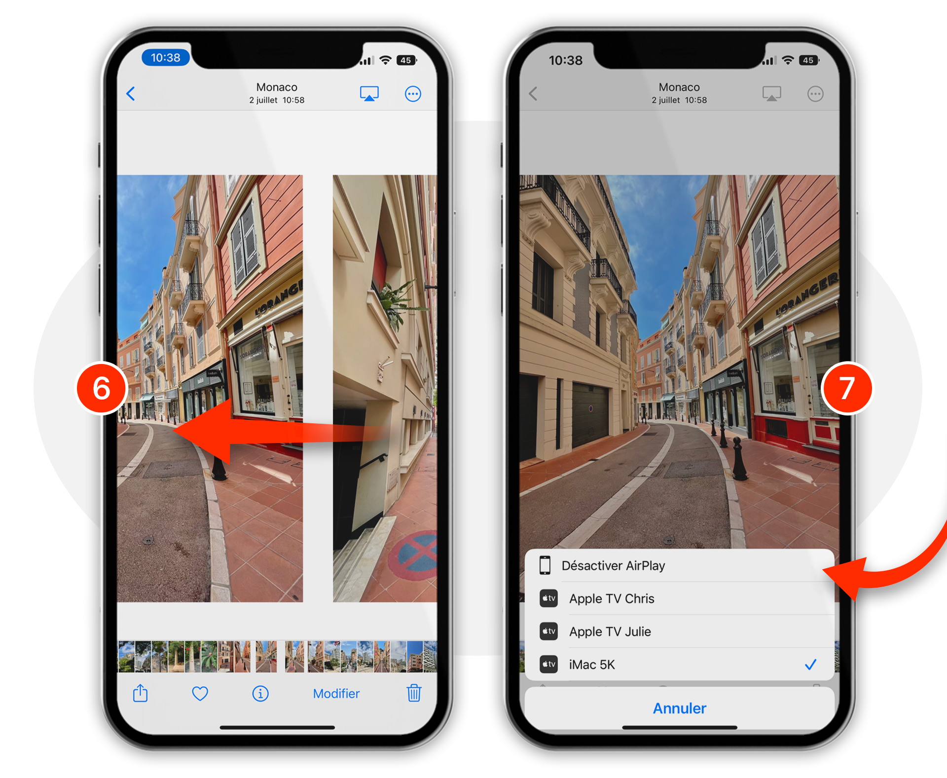AirPlay • Affichez le contenu de votre iPhone/iPad sur l'écran de votre Mac