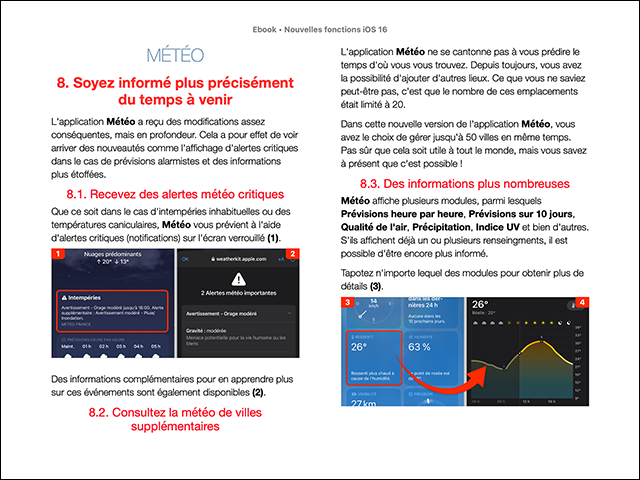 iOS 16 : les nouvelles fonctionnalités pour iPhone et iPad (ebook) MISE À JOUR : 16.5