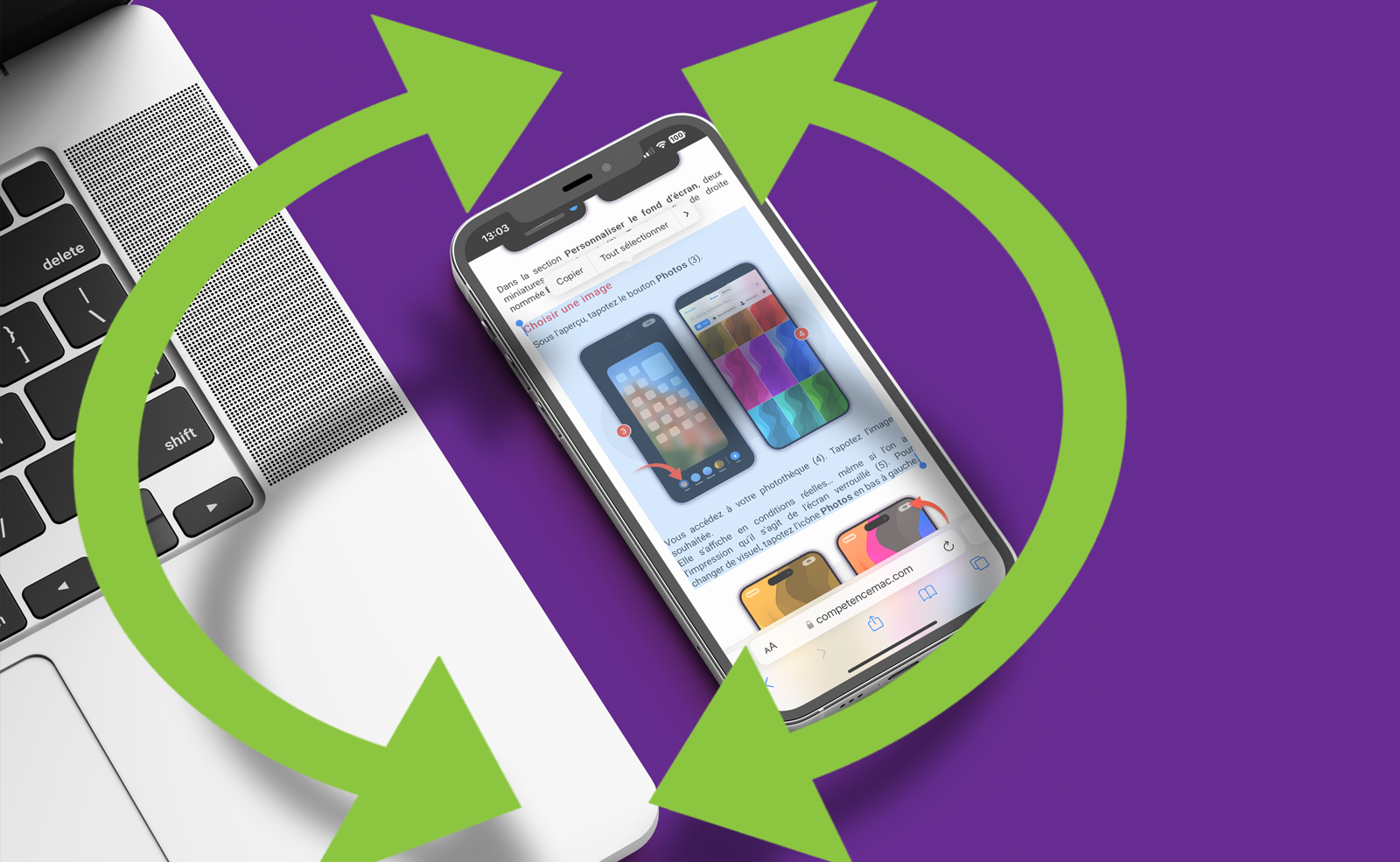 iOS & macOS • Utilisez le presse-papiers universel pour copier-coller entre eux