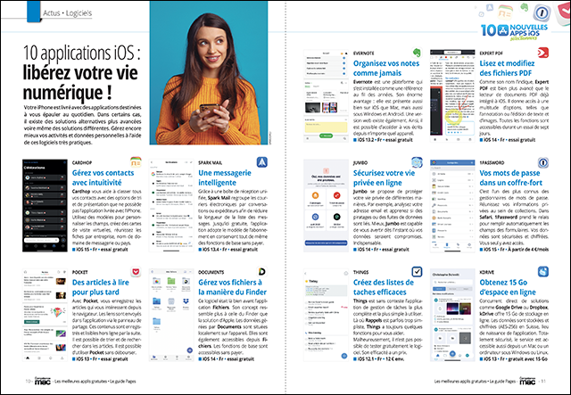 Compétence Mac 79 : Tout gratuit : les 60 meilleures applis • Le guide Pages • 100 astuces Safari
