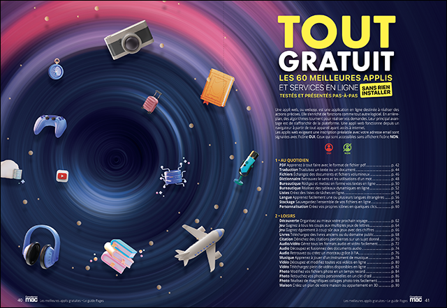Compétence Mac 79 : Tout gratuit : les 60 meilleures applis • Le guide Pages • 100 astuces Safari Compétence Mac 79 : Tout gratuit : les 60 meilleures applis • Le guide Pages • 100 astuces Safari