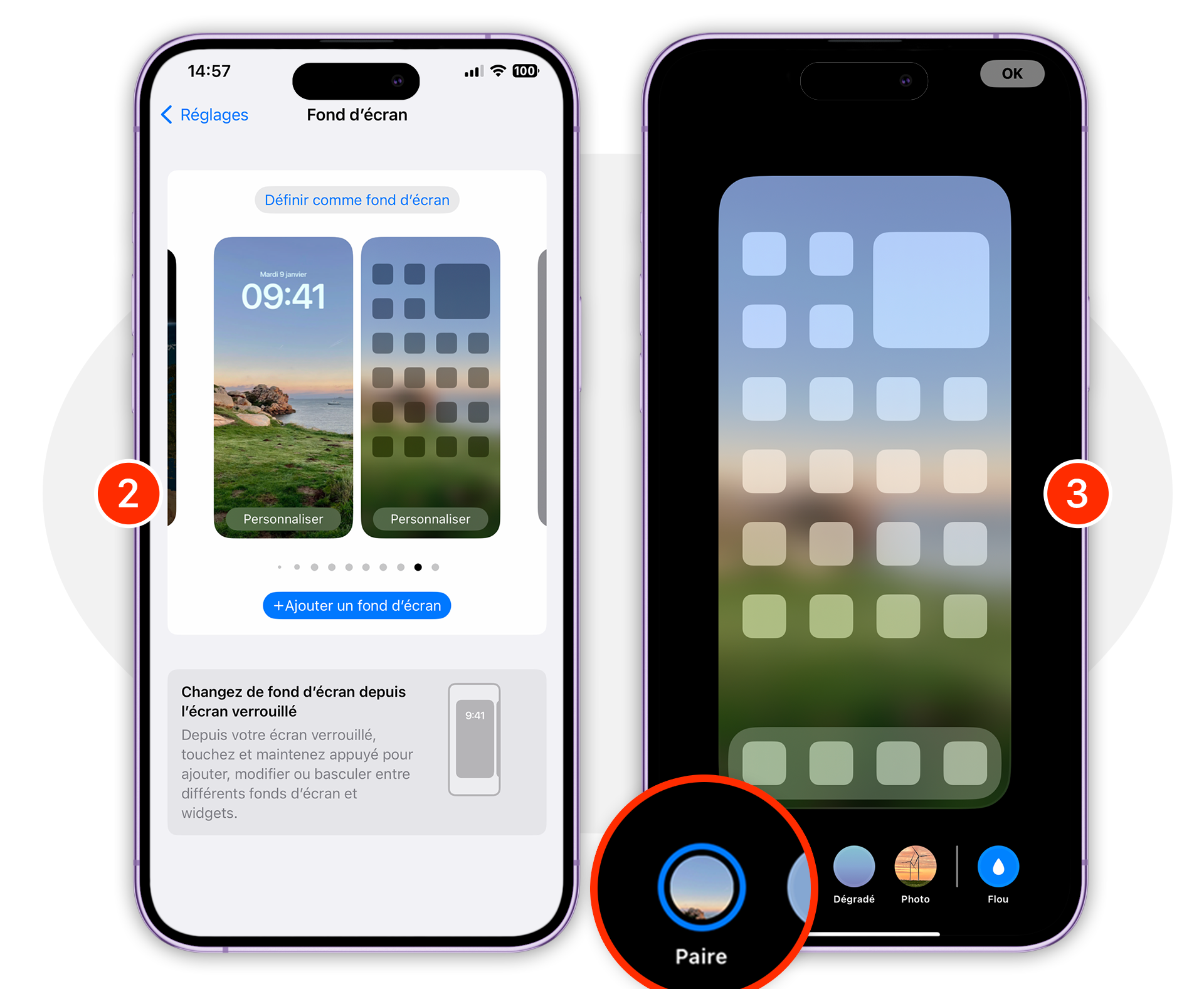 iOS • Changer rapidement le fond d'écran de l'iPhone