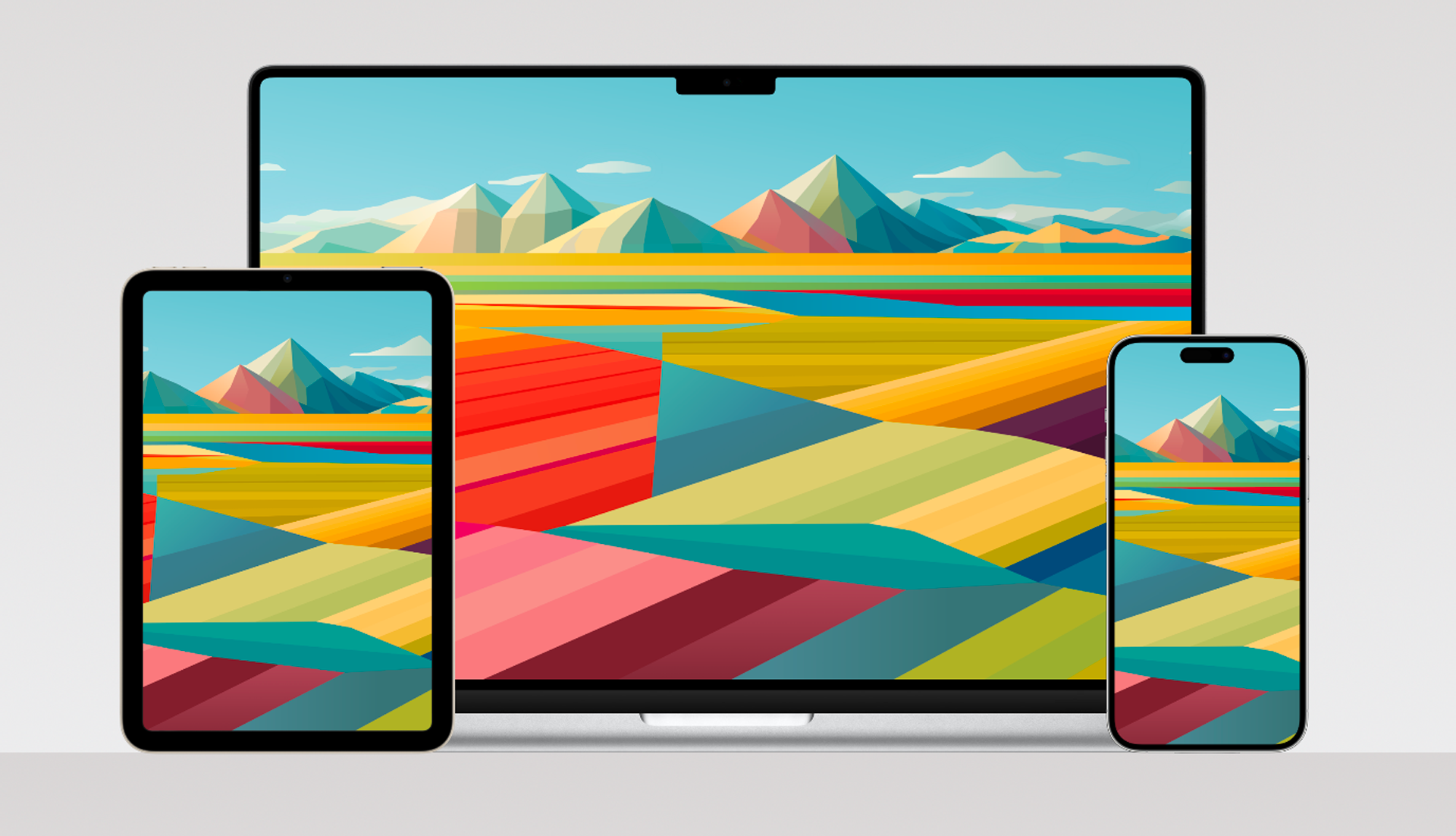 Fonds d’écran • 3 superbes fonds d’écran colorés pour Mac, iPhone et iPad