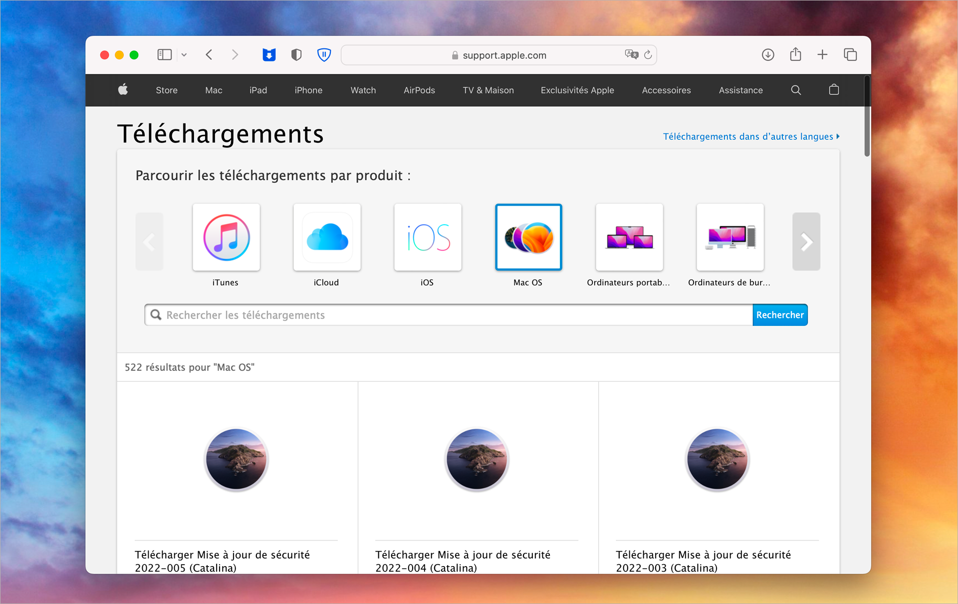 Mac • Où trouver d’anciennes versions de macOS ?
