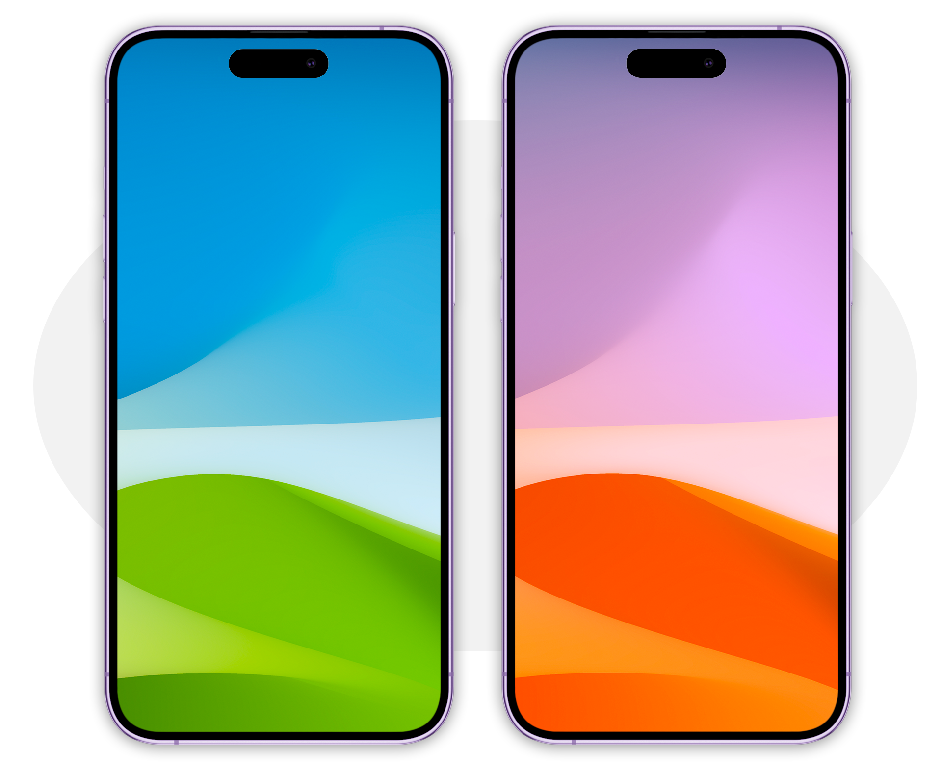 iOS • Bliss, une collection de fonds d’écran pour iPhone inspirée de Windows