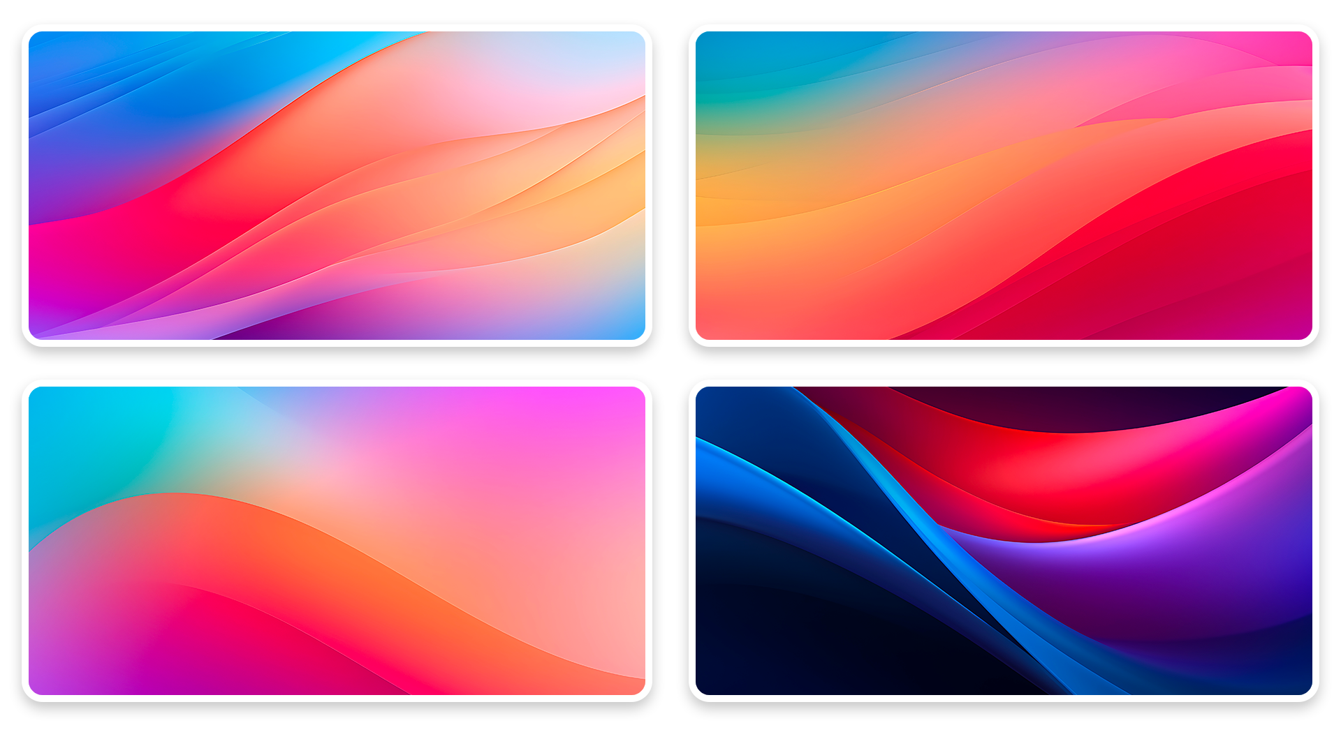 macOS • Quatre superbes fonds d’écran gratuits pour votre Mac