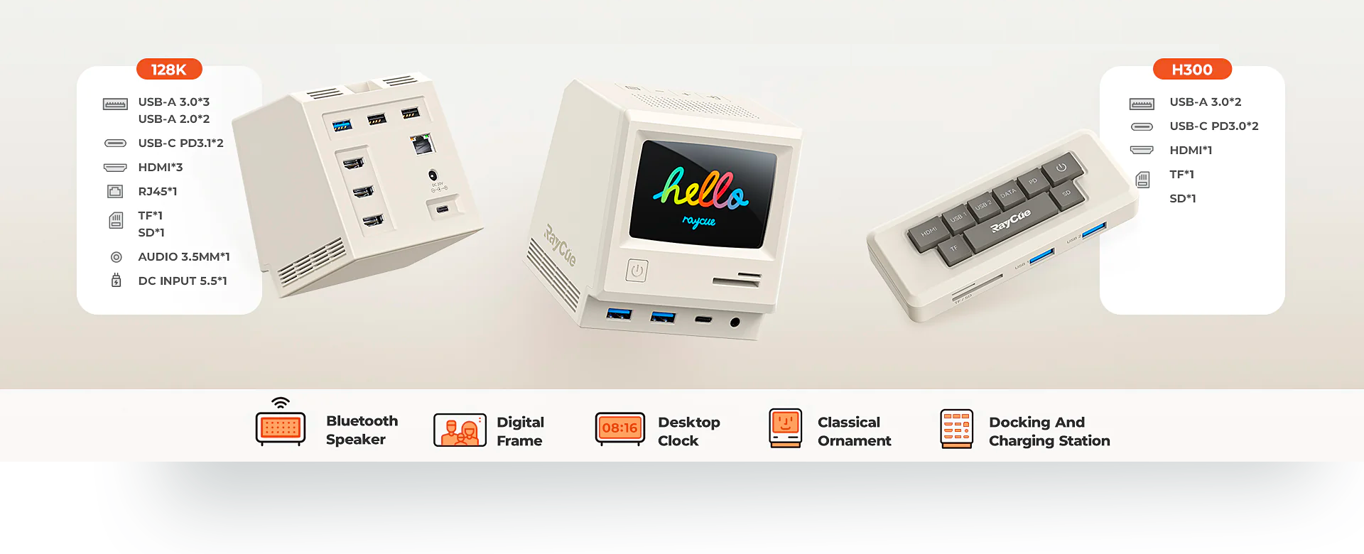 Gadget • Un concentrateur USB-C sous la forme d’un mini Mac 128k 