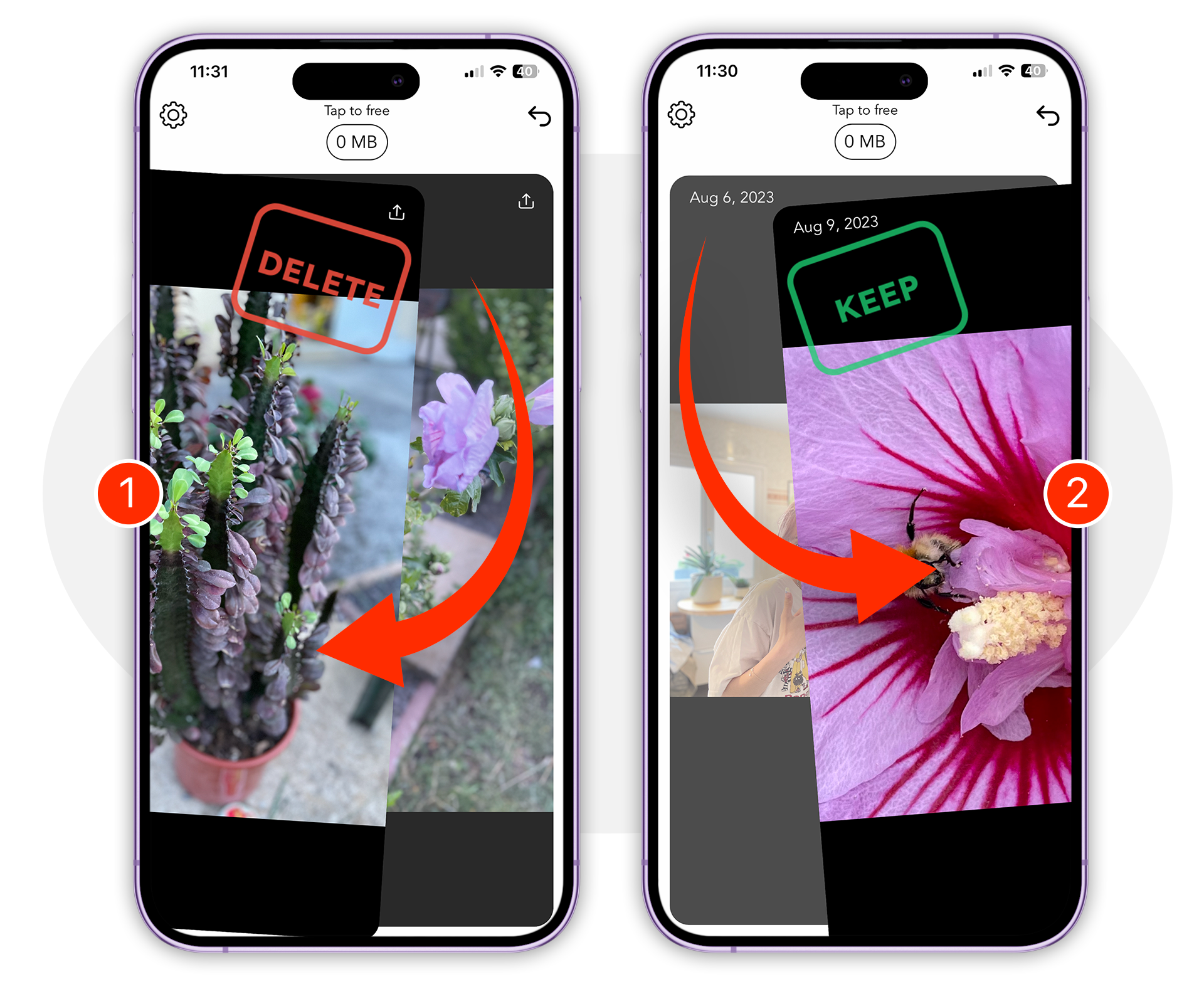 iOS • Slider, une application pour supprimer plus rapidement vos photos