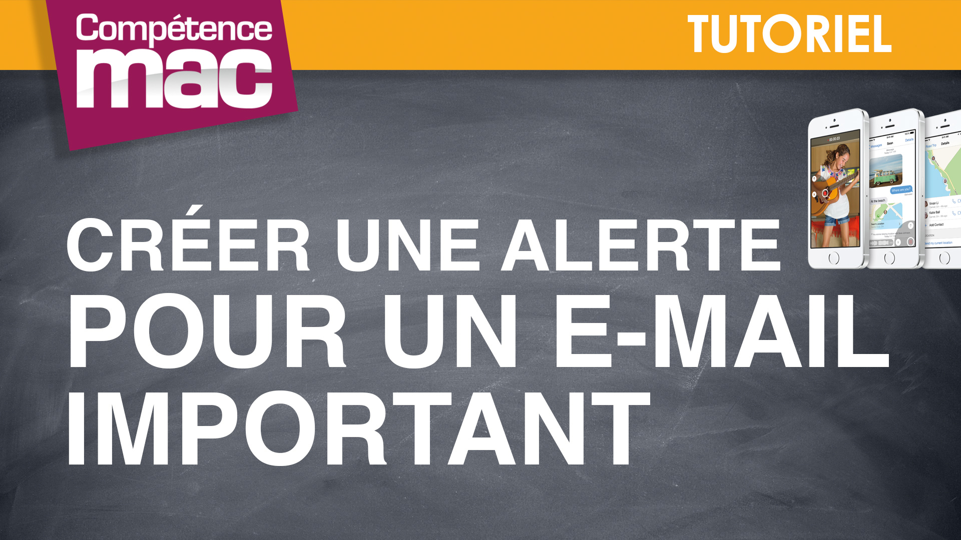 Créer une alerte pour un e-mail important • iPhone (tutoriel vidéo)