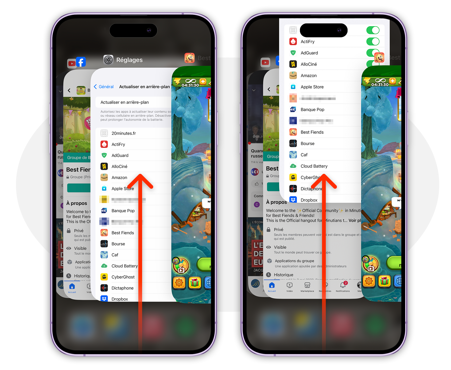 Idée reçue • Vous ne devriez pas quitter vos applications en service sur iPhone