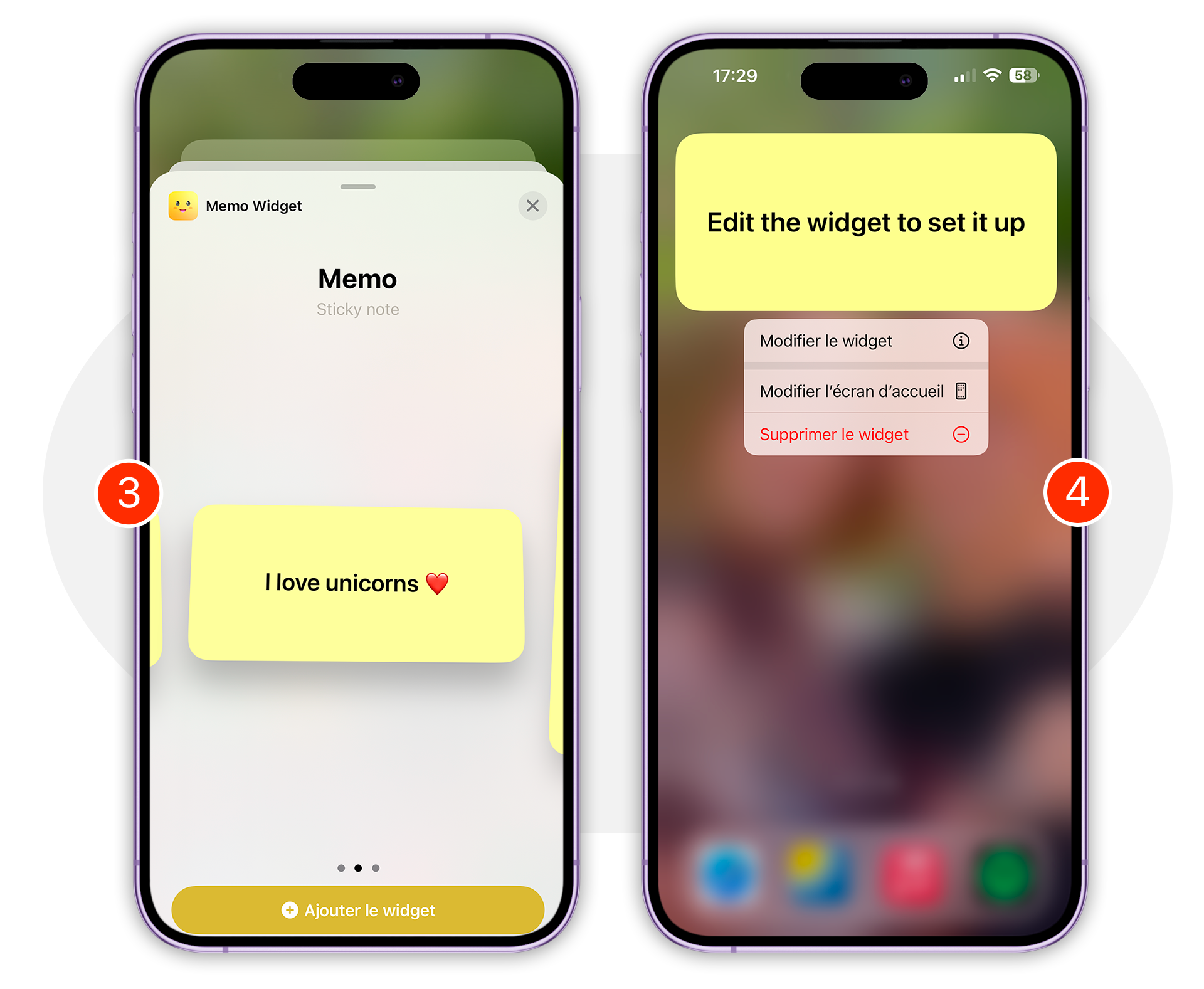 iOS • Ajoutez facilement des Post-its à l’écran d’accueil ou l’écran verrouillé iOS • Ajoutez facilement des Post-its à l’écran d’accueil ou l’écran verrouillé