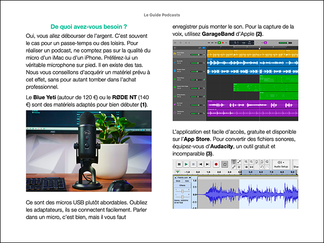 Le guide Podcasts pour macOS, iOS et iPadOS (ebook)