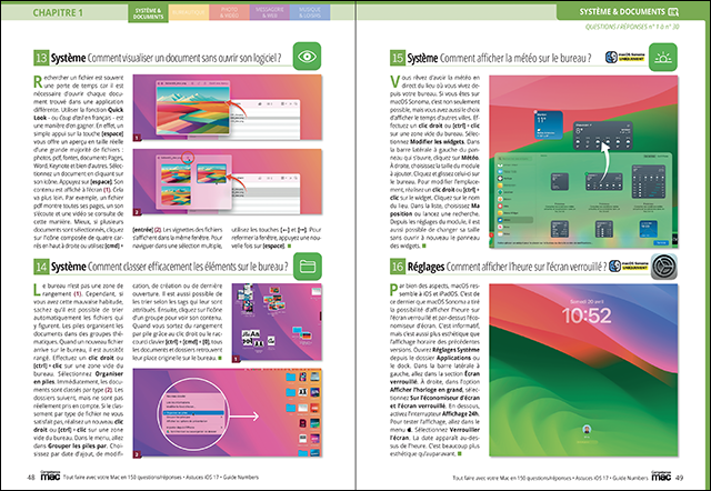 Compétence Mac 84 : Tout faire avec votre Mac en 150 questions/réponses • 40 astuces iOS 17 • Guide logiciel Numbers