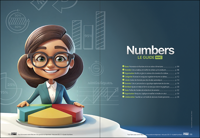 Compétence Mac 84 : Tout faire avec votre Mac en 150 questions/réponses • 40 astuces iOS 17 • Guide logiciel Numbers Compétence Mac 84 : Tout faire avec votre Mac en 150 questions/réponses • 40 astuces iOS 17 • Guide logiciel Numbers