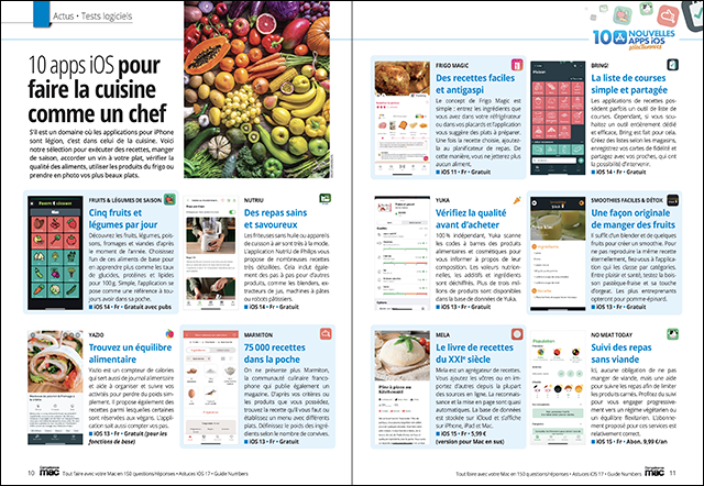 Compétence Mac 84 : Tout faire avec votre Mac en 150 questions/réponses • 40 astuces iOS 17 • Guide logiciel Numbers