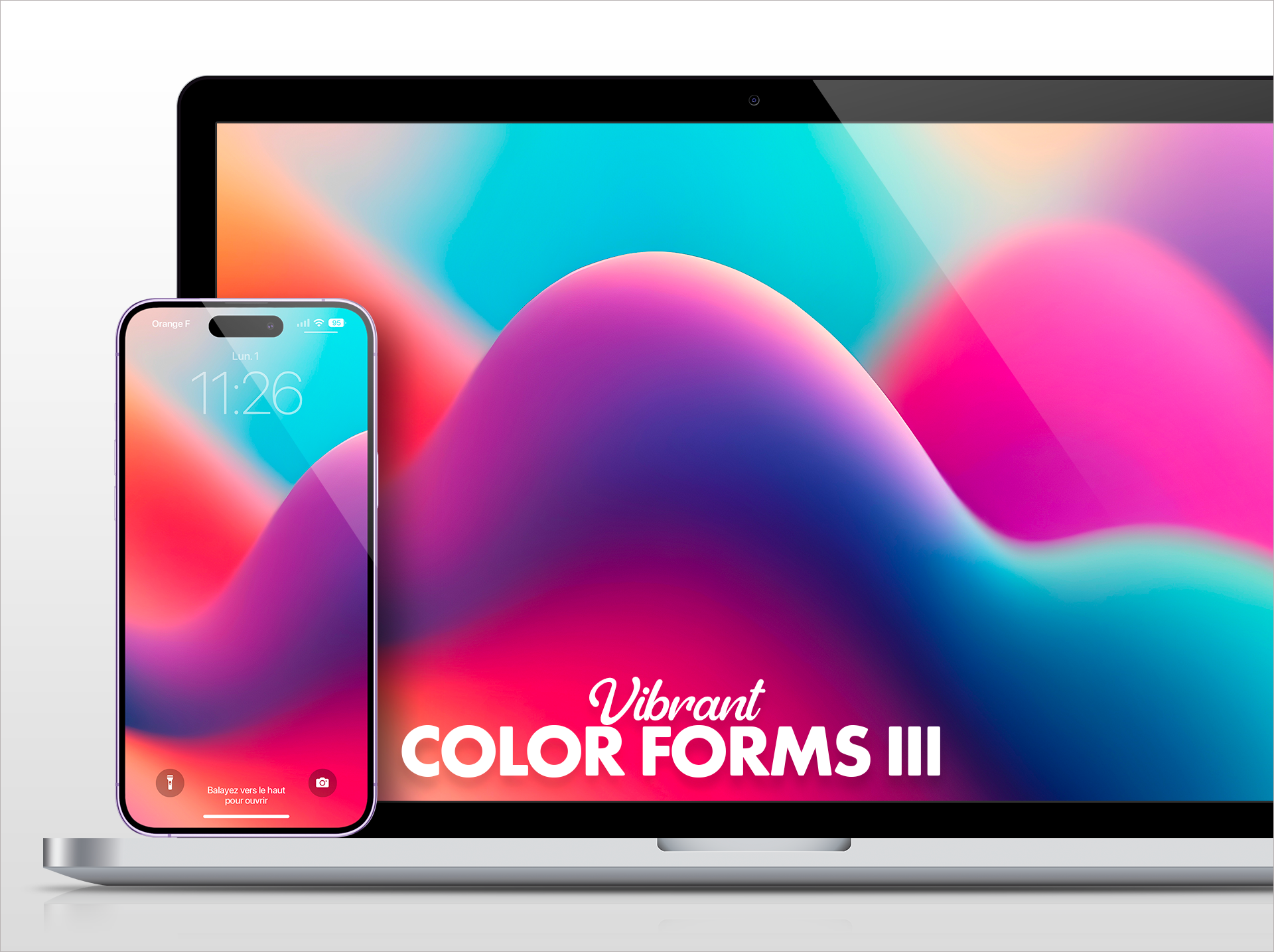Fonds d'écran • Vibrant Color Forms, une collection signée Compétence Mac