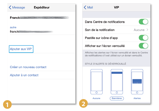 Astuce iPhone iPad • Ajouter des VIP sur son iPhone Astuce iPhone iPad • Ajouter des VIP sur son iPhone