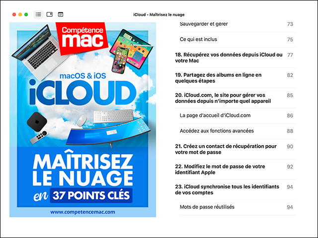 iCloud – Maîtrisez le nuage en 37 points clés (ebook)