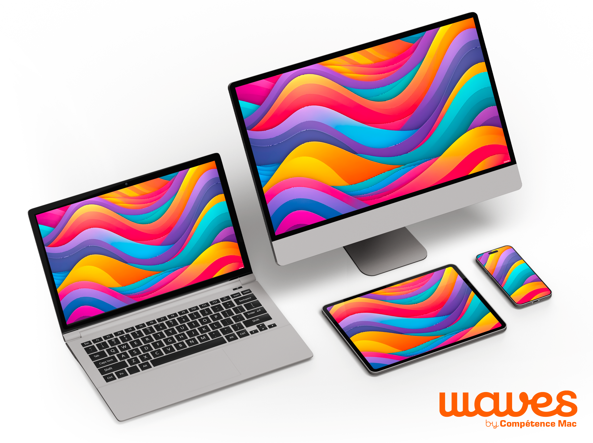 Fun • Waves, une collection de fonds d’écran signée Compétence Mac
