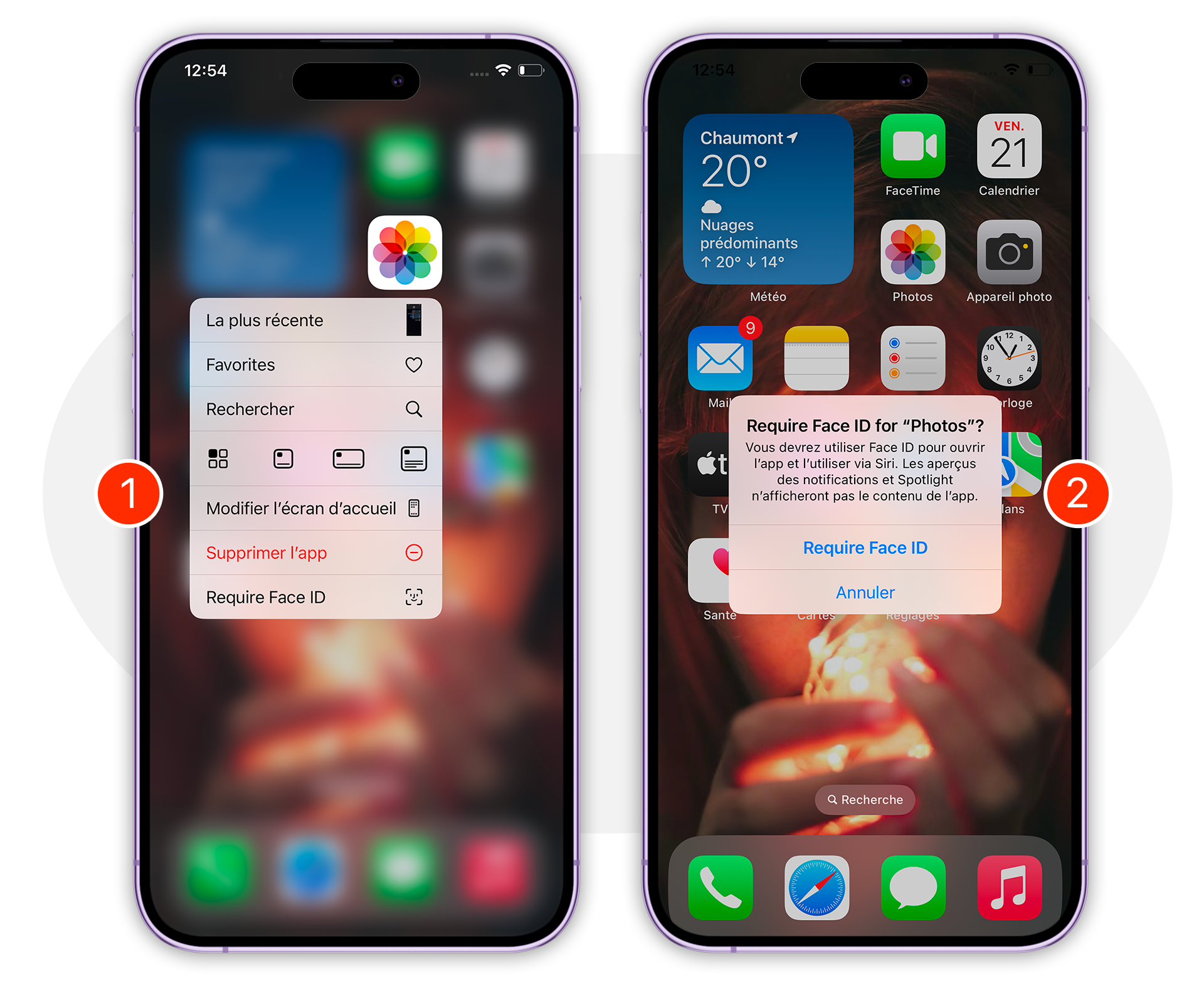 iOS 18 • Comment verrouiller une application sur iPhone à l’aide Face ID ou Touch ID