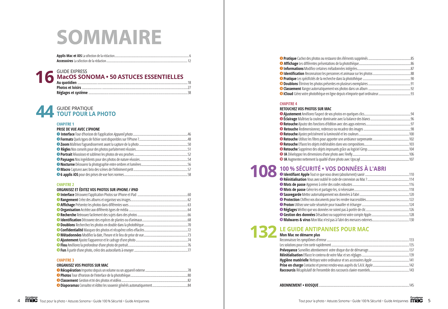 Compétence Mac 85 : Tout pour la photo iPhone et Mac • 50 astuces macOS Sonoma • 100% Sécurité - vos données à l’abri • Le Guide Antipannes Compétence Mac 85 : Tout pour la photo iPhone et Mac • 50 astuces macOS Sonoma • 100% Sécurité - vos données à l’abri • Le Guide Antipannes