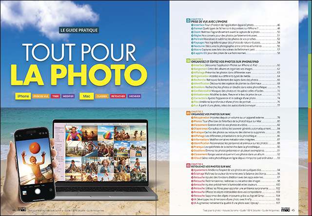Compétence Mac 85 : Tout pour la photo iPhone et Mac • 50 astuces macOS Sonoma • 100% Sécurité - vos données à l’abri • Le Guide Antipannes Compétence Mac 85 : Tout pour la photo iPhone et Mac • 50 astuces macOS Sonoma • 100% Sécurité - vos données à l’abri • Le Guide Antipannes