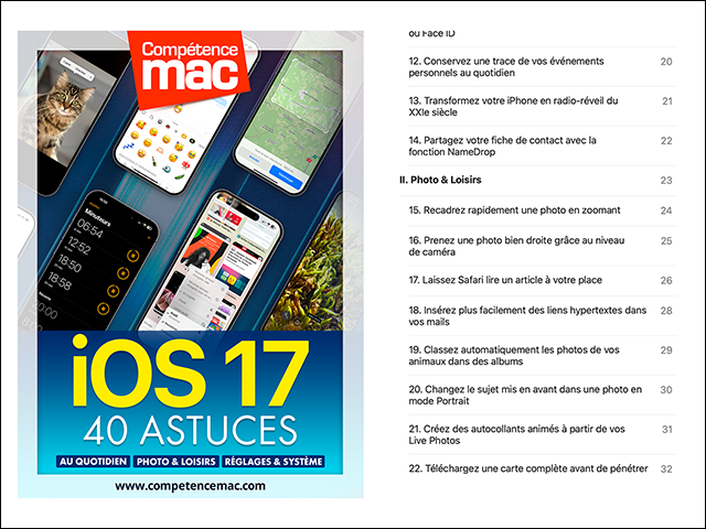 iOS 17 - 40 astuces (ebook) iOS 17 - 40 astuces (ebook)