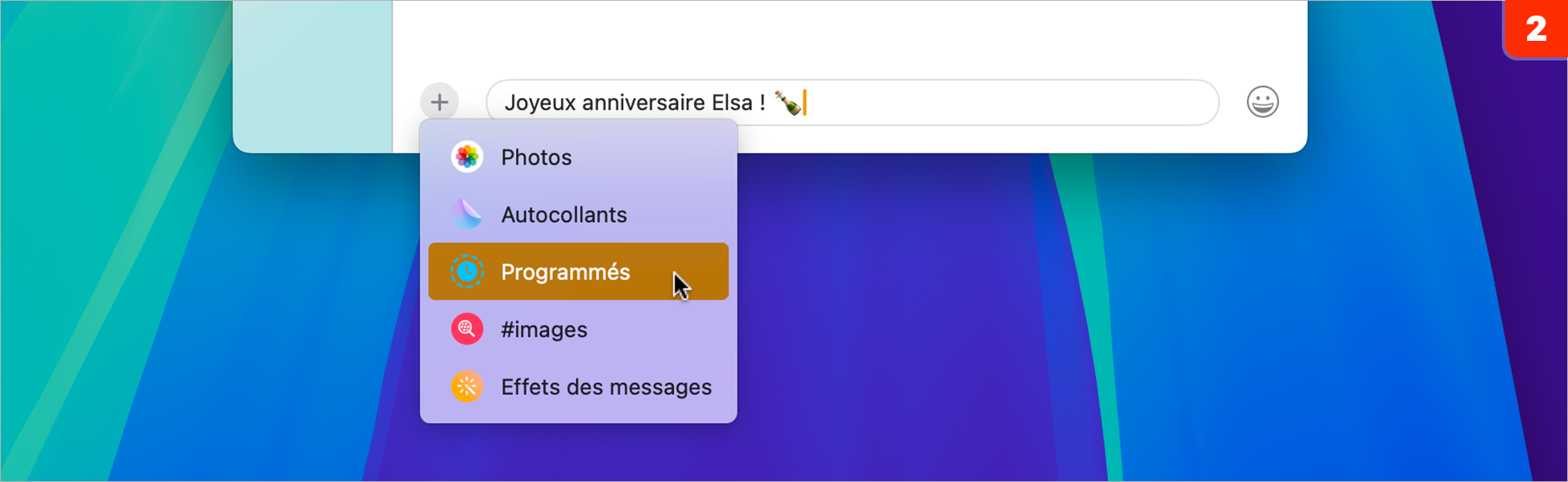 macOS Sequoia • Comment envoyer un message à une date ultérieure ? macOS Sequoia • Comment envoyer un message à une date ultérieure ?