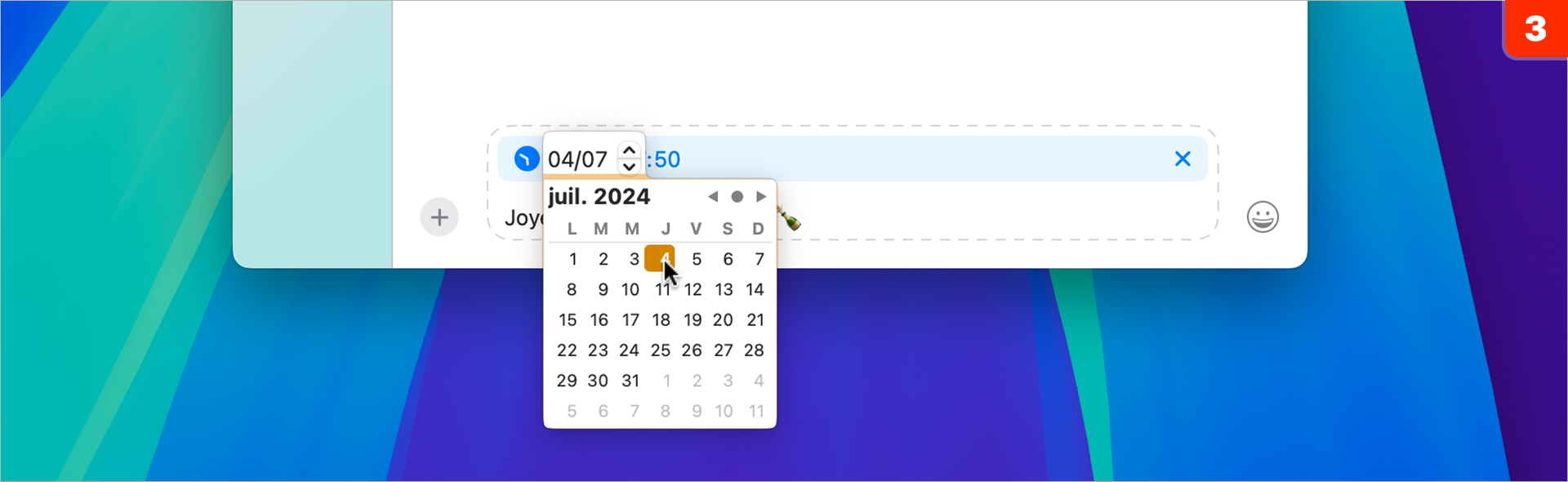 macOS Sequoia • Comment envoyer un message à une date ultérieure ? macOS Sequoia • Comment envoyer un message à une date ultérieure ?