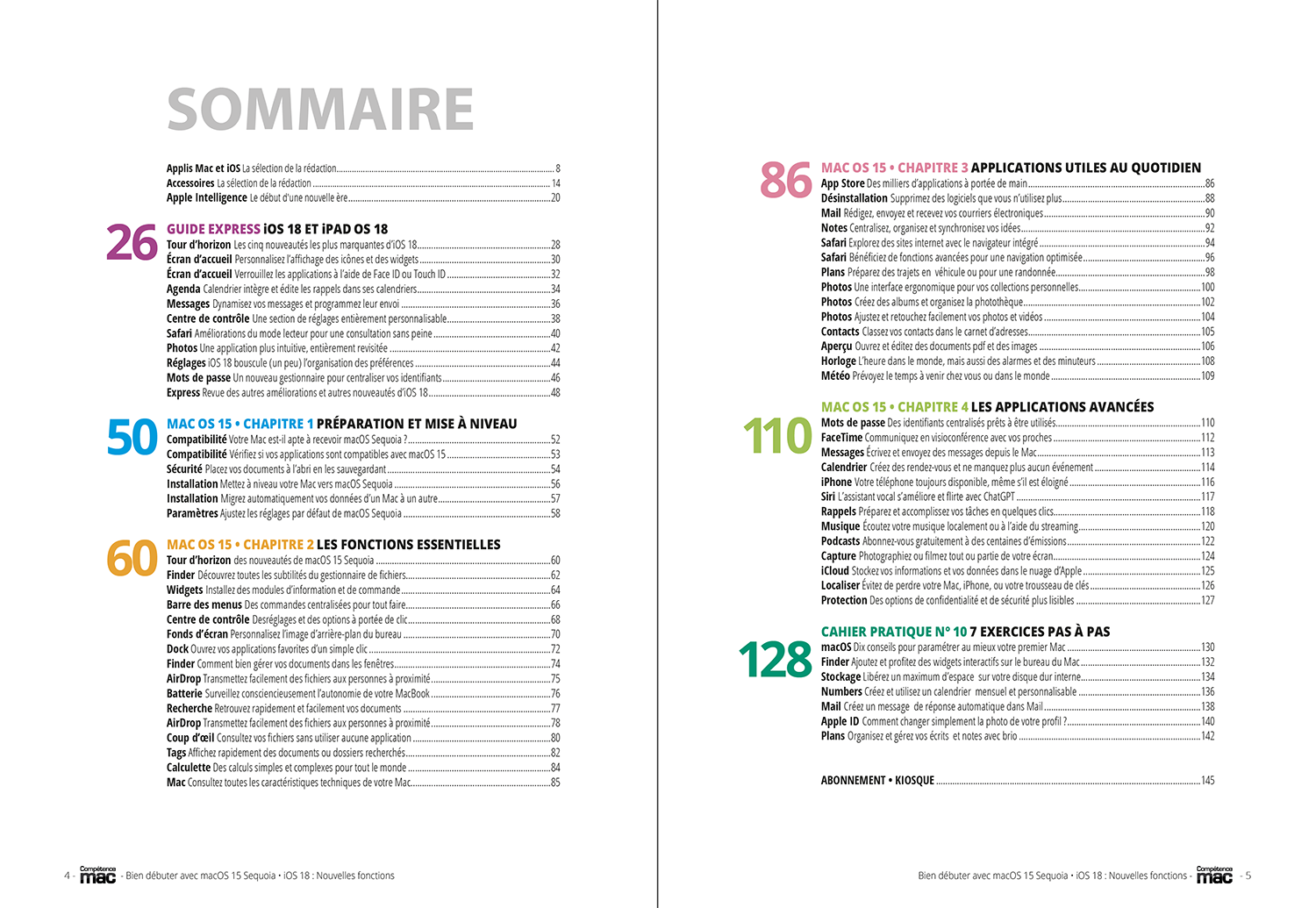 Compétence Mac 86 : Bien débuter sur Mac avec macOS 15 Sequoia • iOS 18 : nouvelles fonctions • Apple Intelligence Compétence Mac 86 : Bien débuter sur Mac avec macOS 15 Sequoia • iOS 18 : nouvelles fonctions • Apple Intelligence