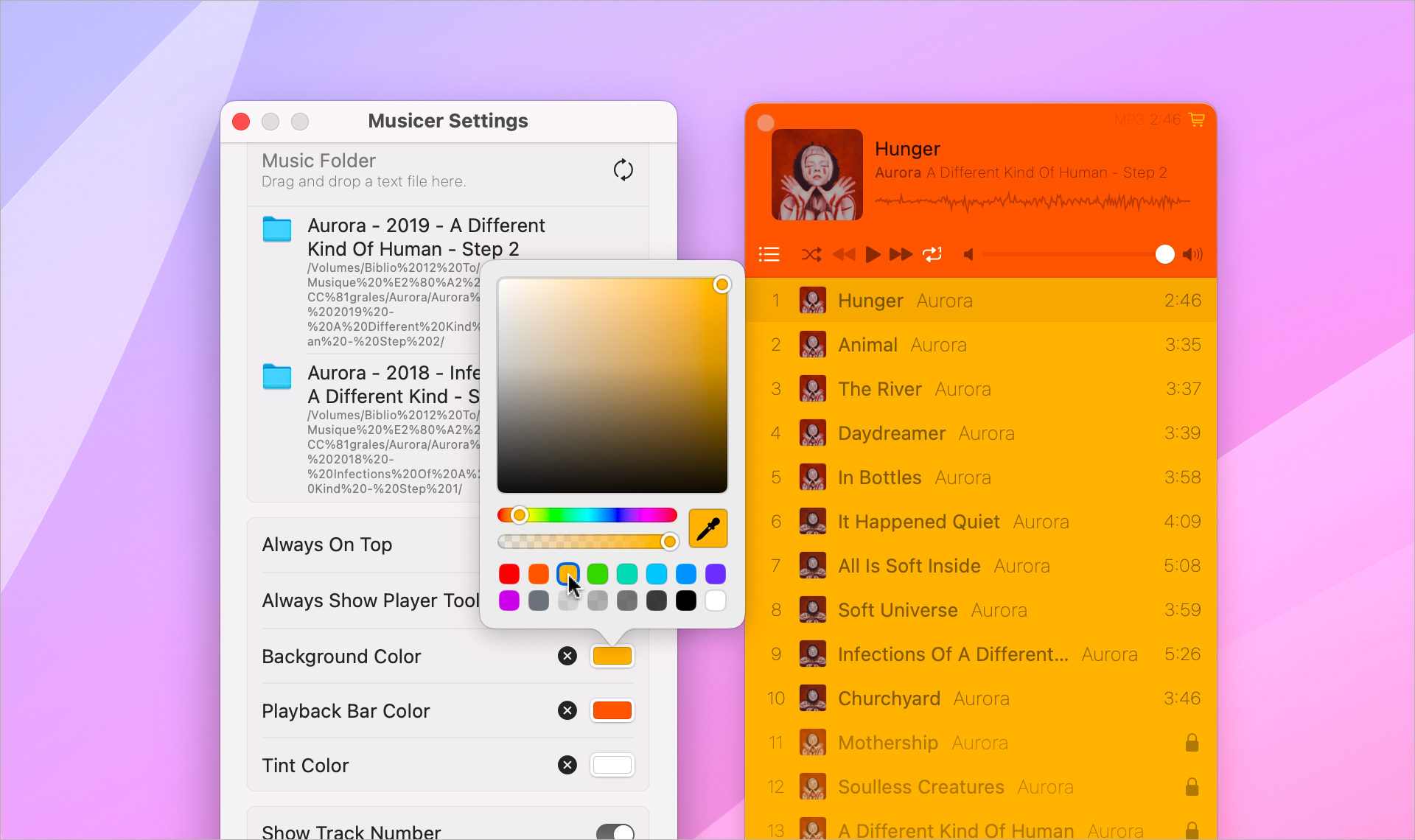 macOS • Musicer, un lecteur léger et original pour votre musique stockée localement