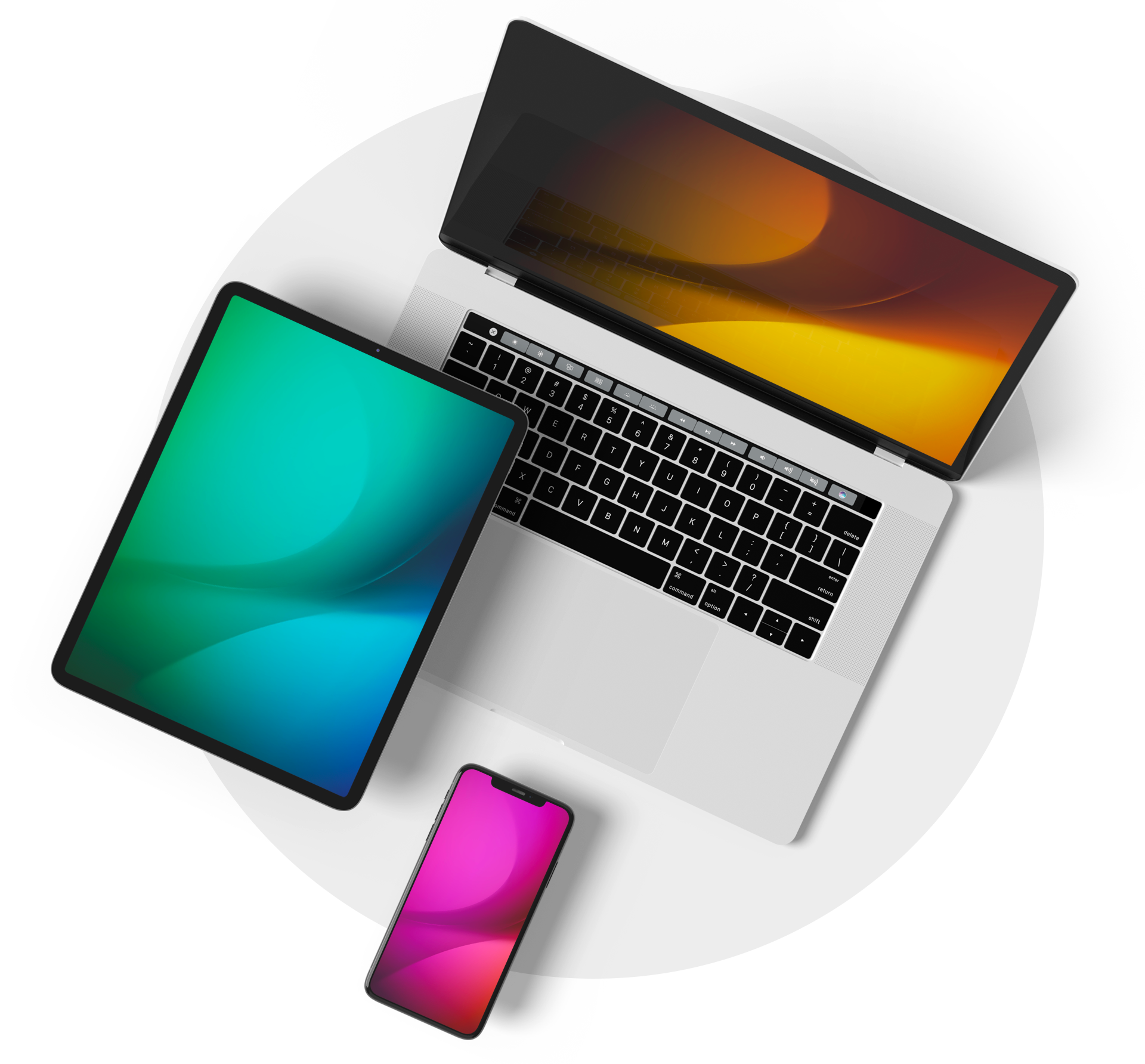 Fun • Phase, un pack dynamique très complet de fonds d’écran pour Mac, iPhone et iPad