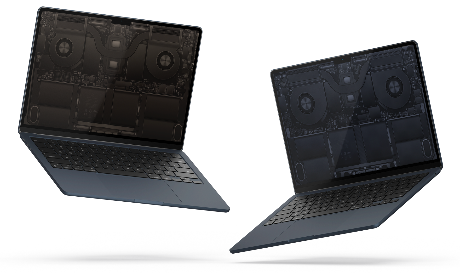 Fun • Visualisez les composants des MacBook Pro grâce à des fonds d’écran colorés Fun • Visualisez les composants des MacBook Pro grâce à des fonds d’écran colorés