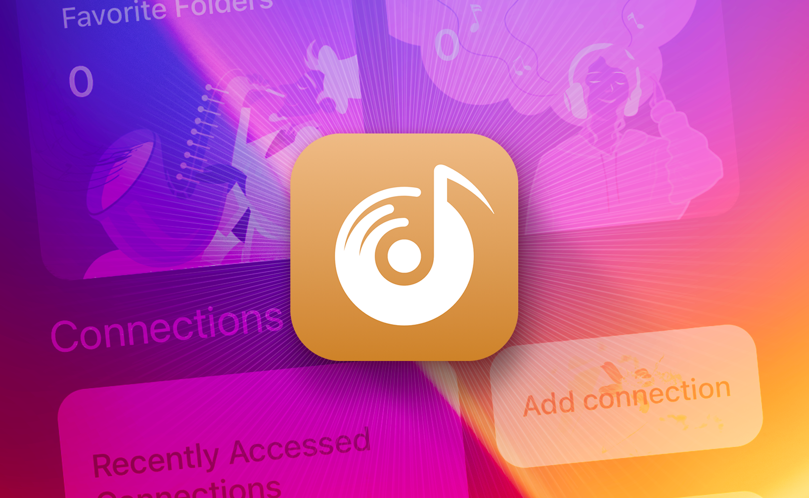 iOS • Écoutez votre musique en haute fidélité depuis vos services de stockage