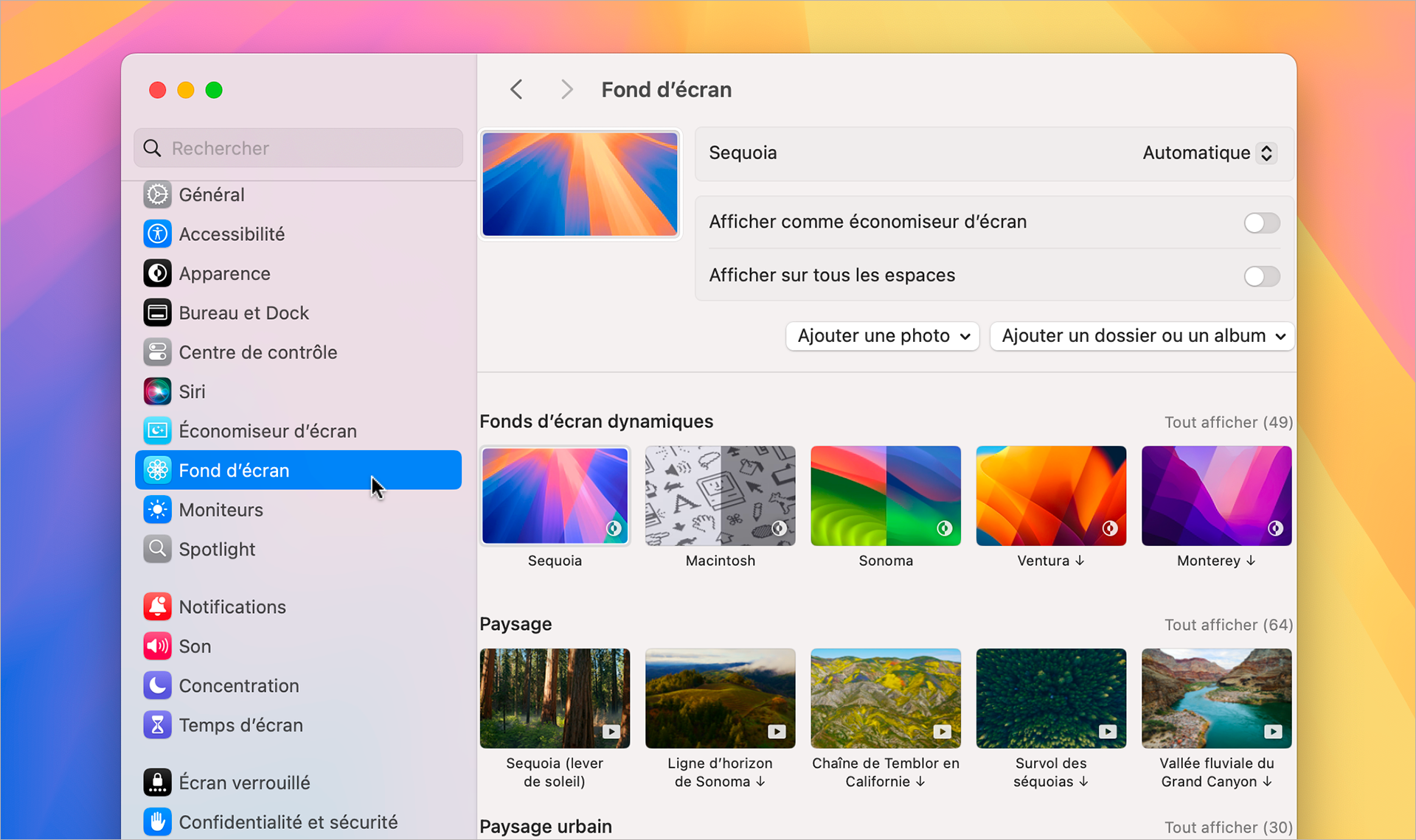 Pratique • Comment afficher à la suite les fonds d’écran d’un dossier sur Mac