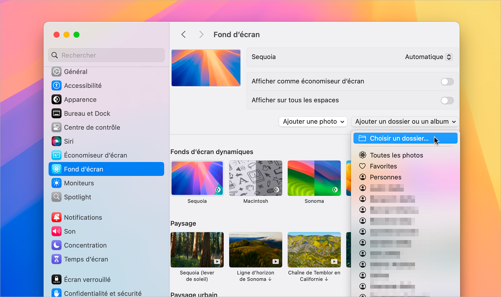 Pratique • Comment afficher à la suite les fonds d’écran d’un dossier sur Mac