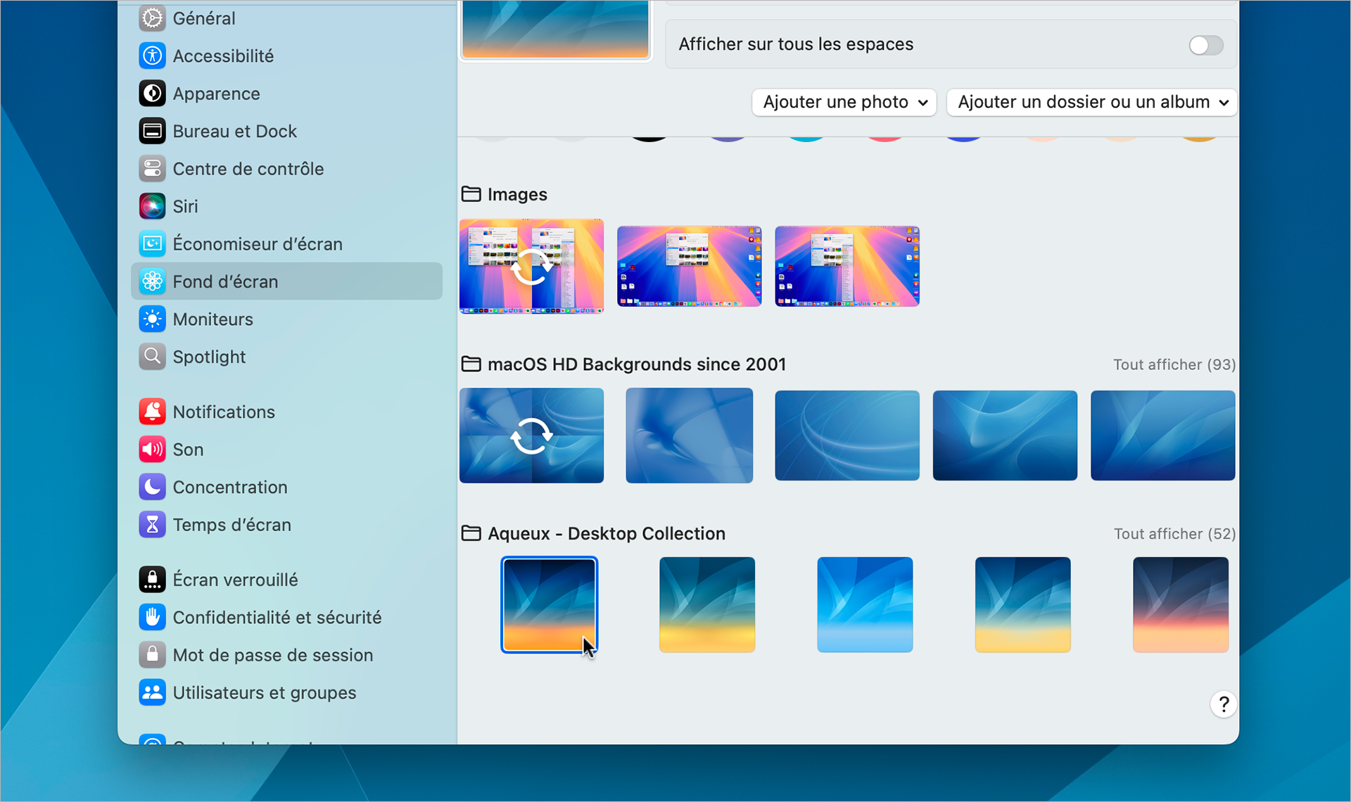 Pratique • Comment afficher à la suite les fonds d’écran d’un dossier sur Mac