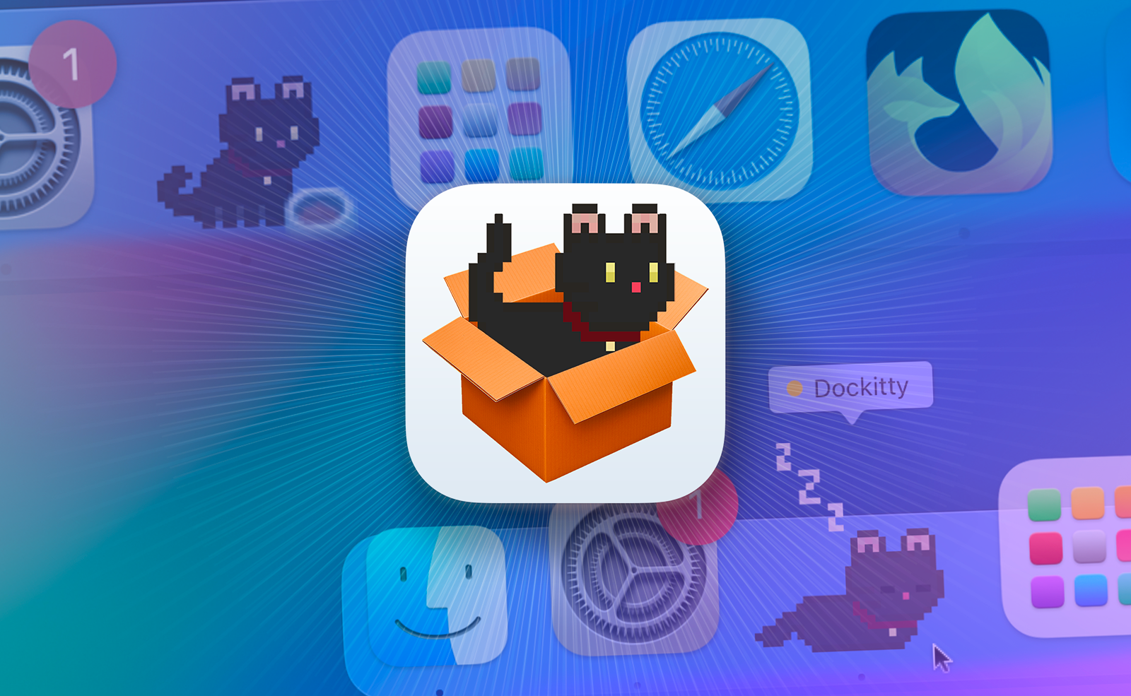 macOS • Dockitty ressuscite la mode Tamagotchi en plaçant un chat dans le dock