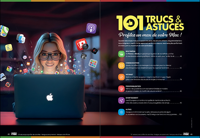Compétence Mac 89 : 101 astuces pour profiter de votre Mac • Naviguez anonymement • Nettoyez votre iPhone • Les gadgets de l’été