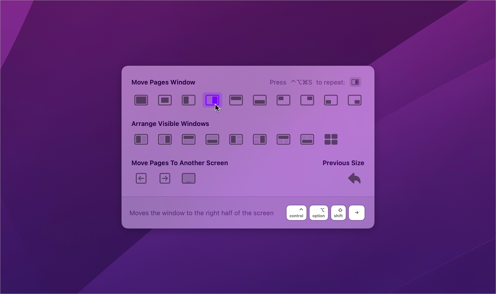 macOS • WindowKeys, le centre de commande gratuit pour toutes vos fenêtres