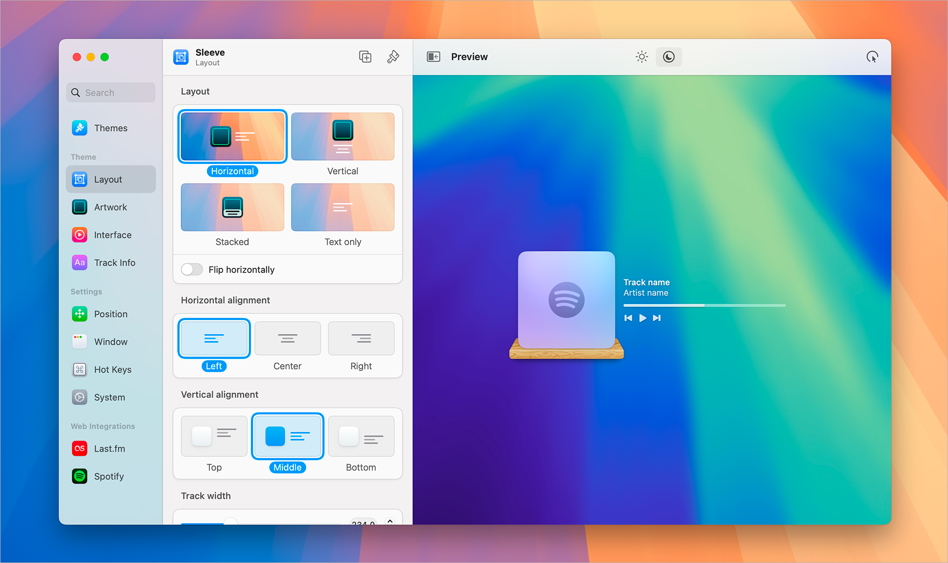 macOS • D’un clic, prenez le contrôle d’Apple Music et de Spotify avec Sleeve