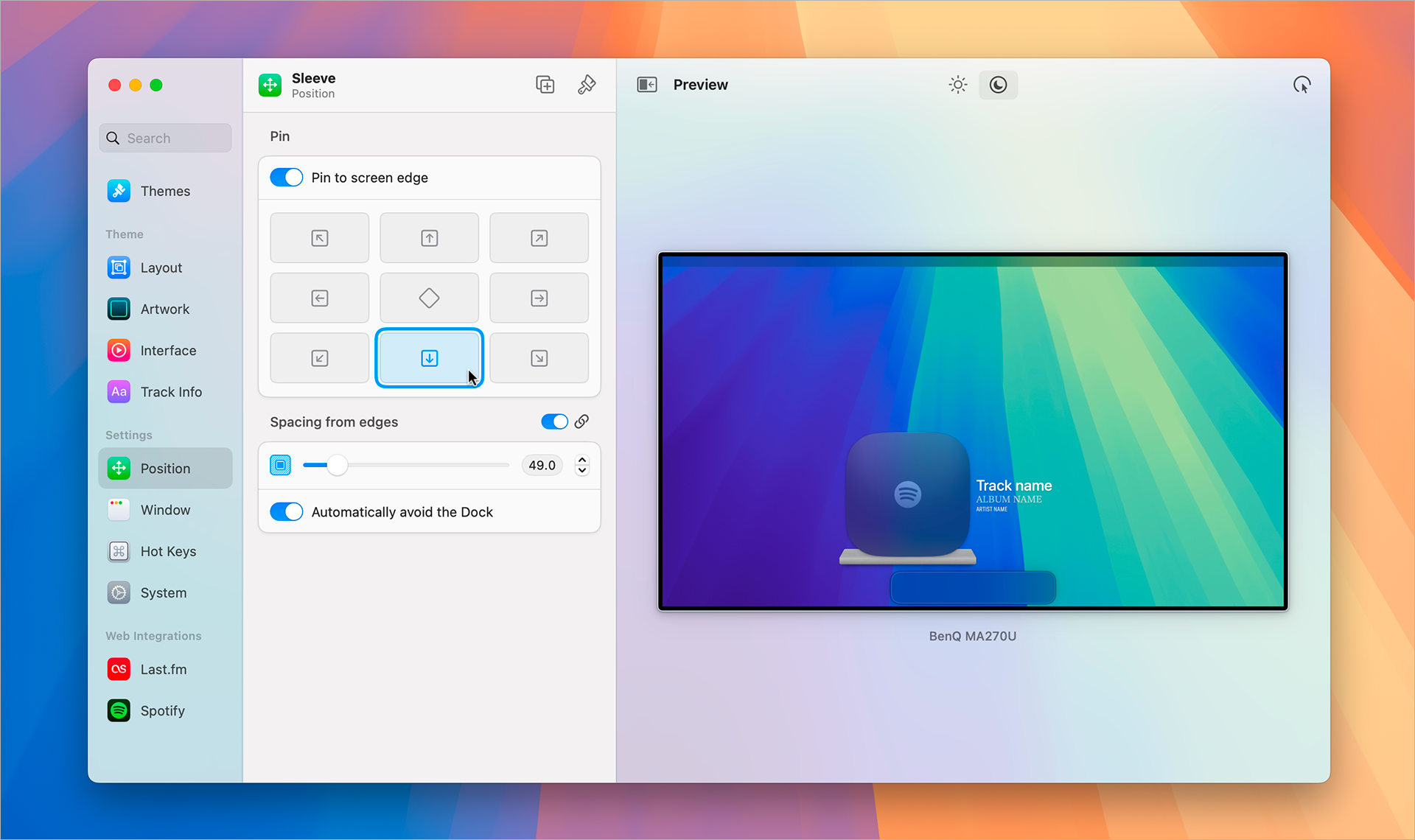 macOS • D’un clic, prenez le contrôle d’Apple Music et de Spotify avec Sleeve