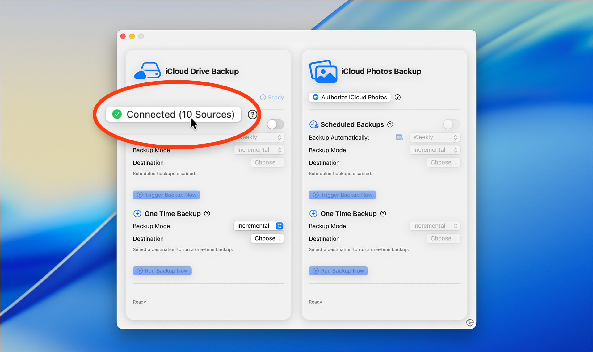 macOS • Parachute Backup, l’application qui sauvegarde vos données iCloud