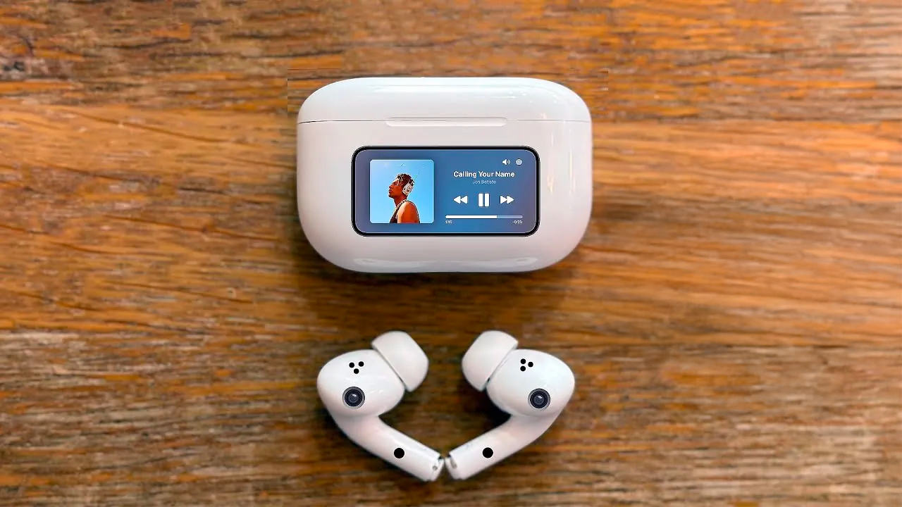 Concept d’AirPods Pro 3. Création © Miror Pro. Concept d’AirPods Pro 3. Création © Miror Pro.