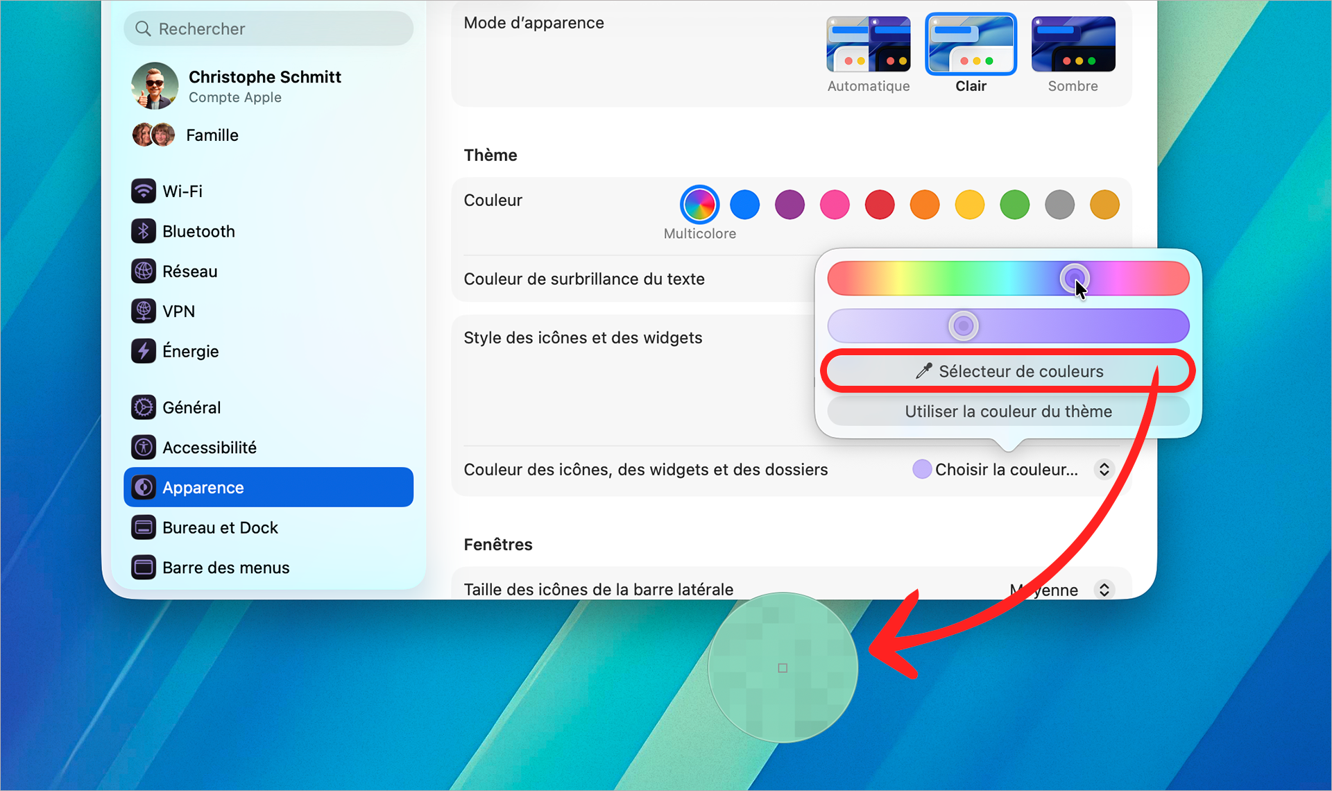 Pratique • Modifiez l’apparence des icônes et des widgets sous macOS 26