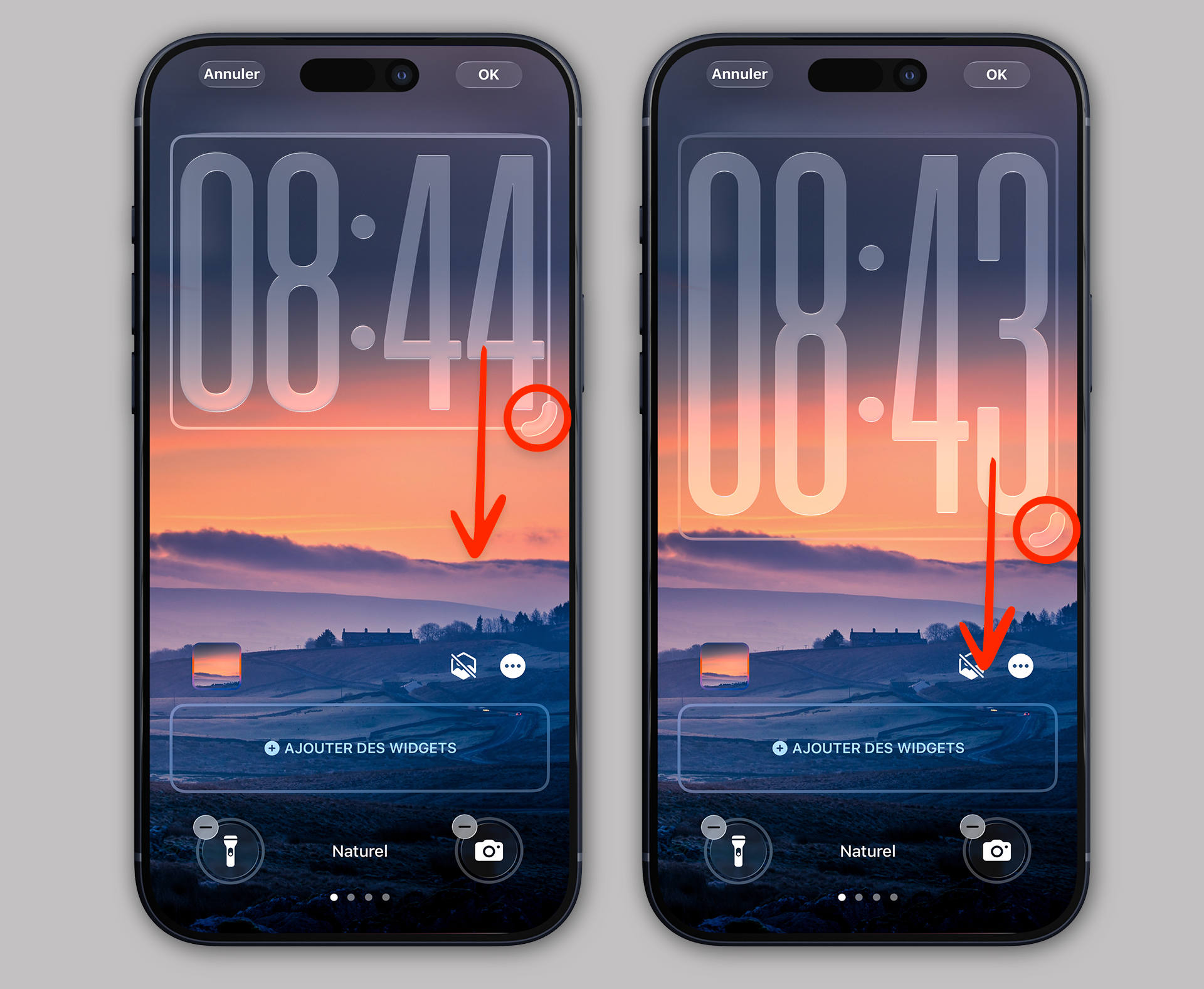 iOS • Comment personnaliser l’horloge de l’écran verrouillé sous iOS 26