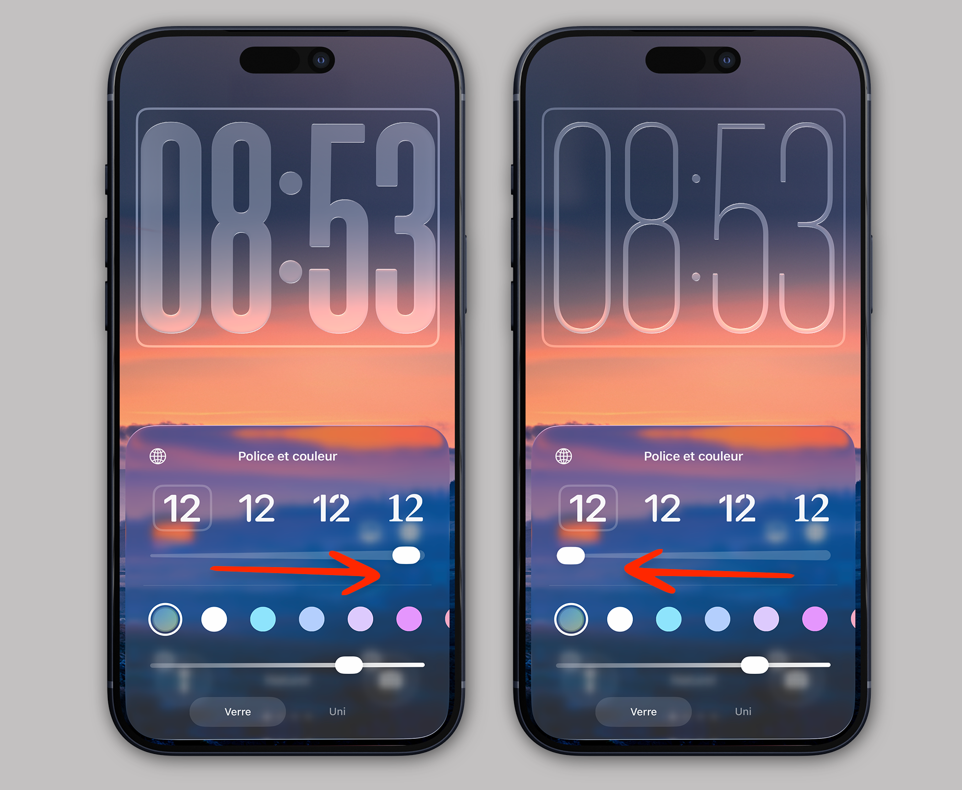 iOS • Comment personnaliser l’horloge de l’écran verrouillé sous iOS 26