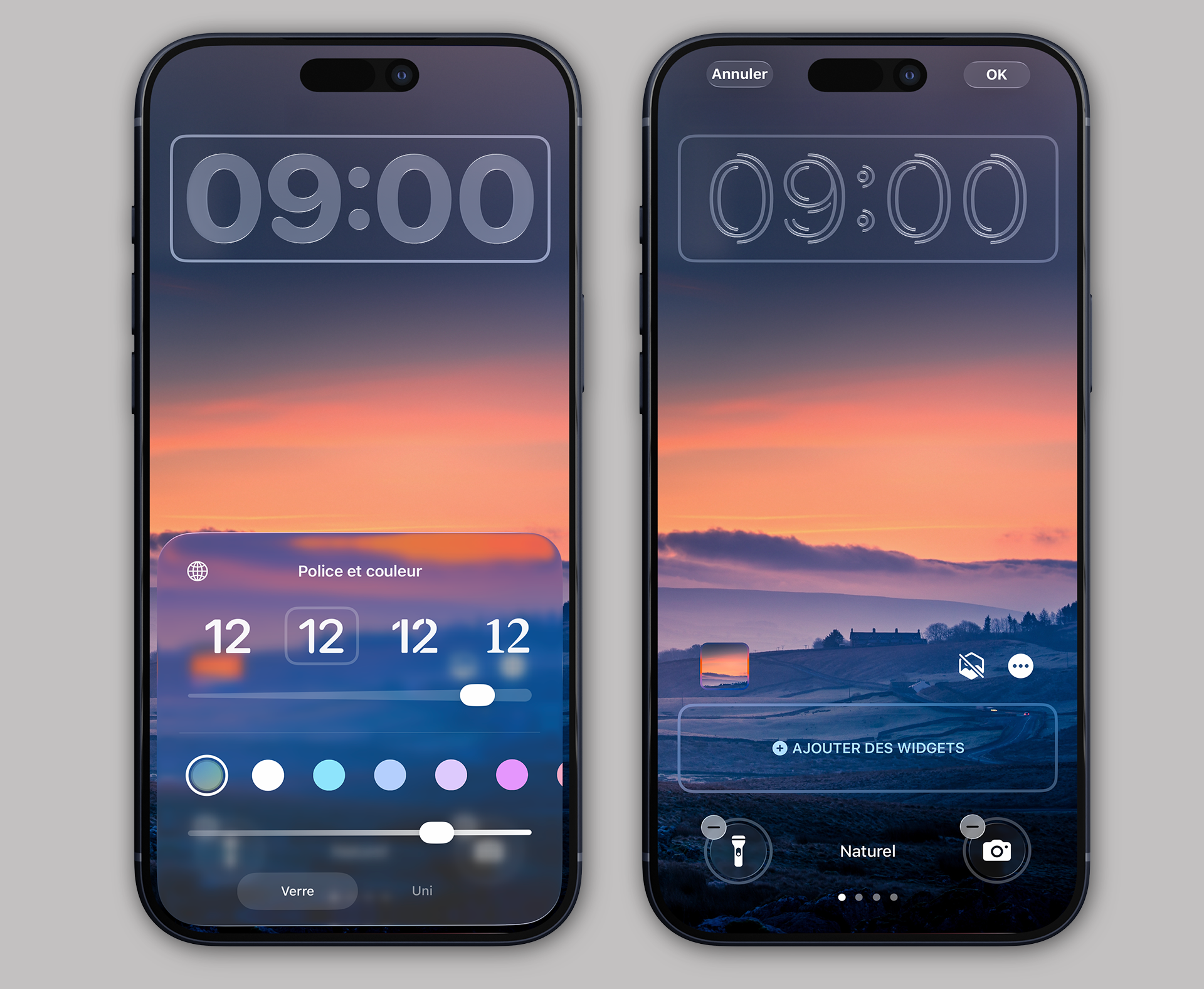 iOS • Comment personnaliser l’horloge de l’écran verrouillé sous iOS 26